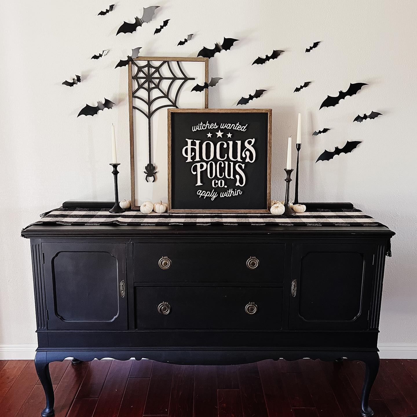 Just a little bit of Hocus Pocus! 

Follow my shop @thisrusticsoul on the @shop.LTK app to shop this post and get my exclusive app-only content!

#liketkit #LTKHalloween #LTKHoliday #LTKSeasonal #halloweendecor #hocuspocus #bats #halloween 
@shop.ltk
https://liketk.it/3RR7U